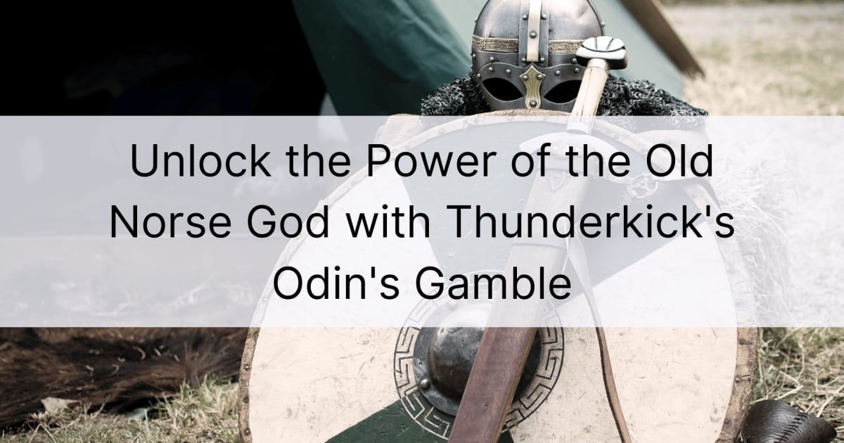 أطلق العنان لقوة إله الإسكندنافي القديم مع لعبة Thunderkick's Odin Gamble