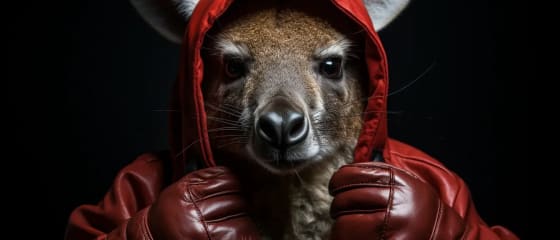 قم بالوصول إلى قمة مباراة الملاكمة في Kangaroo King بواسطة Stakelogic