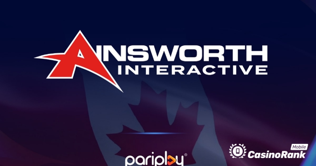 Pariplay و Ainsworth يوسعان الشراكة لإطلاقها في كندا