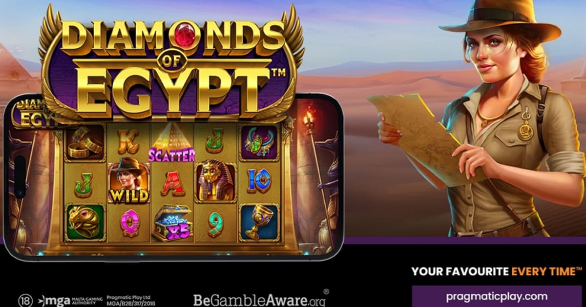 لعبة براغماتية تطلق لعبة Diamonds of Egypt Slot مع 4 جوائز كبرى مثيرة